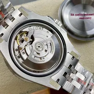 904L 5A गुणवत्ता 9001 ब्रांड स्टेनलेस स्टील छोटा डायल घूमने वाली घड़ी चमकदार स्वचालित मैकेनिकल डबल लूप कैलेंडर घड़ी