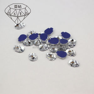 คริสตัลรูปทรง ASFA14 Skull ขนาด 8*10 มม. แบบ Hotfix ขนาด ss6 และ SS10 สำหรับติดด้วยเครื่อง Hotfix - Product Image 1