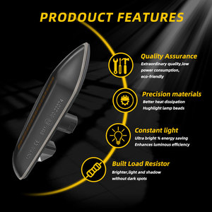 Luz LED de señal de giro dinámica, indicador lateral para BMW E81, E82, E87, E88, E90, E91, E92, E93, E46, M3, E60, E61, serie 3X - Product Image 6