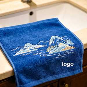 Serviette de Visage Personnalisée en Polaire Corail Écologique - Imprimé Dessin Animé, Séchage Rapide, Absorbante, Double Couche pour Cuisine et Salle de Bain - Product Image 2