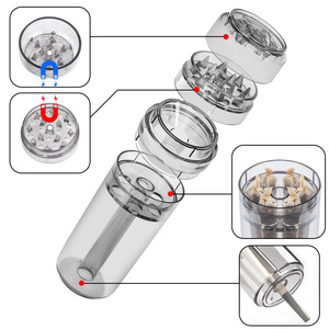 Machine à rouler manuelle en plastique avec logo personnalisé, pour cigarettes, tabac, herbes, avec compartiment de rangement pour tubes et accessoires de fumage (briquets inclus) - Product Image 2