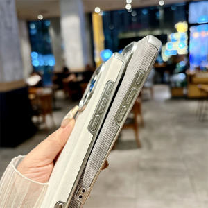 Luxe Cowboy Motif PU En Cuir Silicone Téléphone étui pour iphone 16 15 14 Plus 13 12 <span class=keywords><strong>Pro</strong></span> Max Placage Antichoc Pare-chocs Couverture Souple - Product Image 5