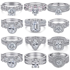 SGARIT Joyería Fina al por Mayor, Anillo de Diamantes Cultivados en Laboratorio con Certificado IGI, Plata de Ley 925, 1, 3, 5, 10 Quilates - Product Image 2