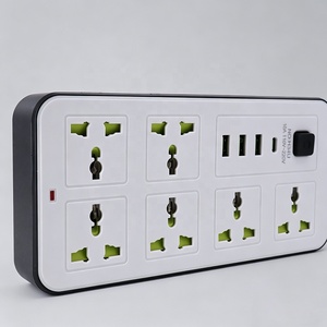Presa Multipla 10-in-1 Diretta dalla Fabbrica, 6 Prese di Corrente con <span class=keywords><strong>USB</strong></span> e Cavo di Alimentazione da 2M - Product Image 3
