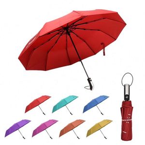 UV Foldable Custom <b>Smart</b> Luxury Automatic Folding Windproof Umbrella with <b>Solar</b> <b>Lights</b> - Product Image 1