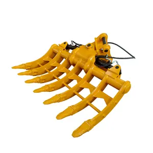 Quality Attachments Supplier of 5Ton Tilt Root Rake Made in China