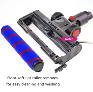 <span class=keywords><strong>Brosse</strong></span> d'Aspirateur Électrique pour Tapis et Sols Durs Compatible <span class=keywords><strong>Dyson</strong></span> V11 V7 <span class=keywords><strong>V8</strong></span> V10 V15, Tête de Rouleau Pièce Détachée - Product Image 4