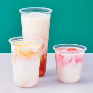 Custom printing disposable plastic cups soft cold drink blister cup factory clear smoothie plastic cup