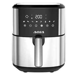 Friteuse à air numérique AOJA en acier inoxydable visible de 7,5 L, grande capacité, sans huile, four à air intelligent pour la maison, 1700 W, 8 menus prédéfinis - Product Image 4