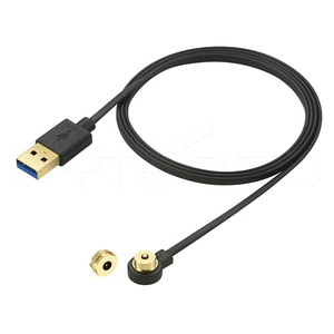 سبائك النحاس جولة 2 دبوس المغناطيسي بوجو دبوس تيار مستمر محطة طرفية - Product Image 3