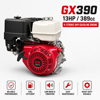Moteur à essence Scdc Original Hondas GX390 SH 4 temps 13 ch 389 cm³ OHV pour pompe à eau, générateur, équipement agricole