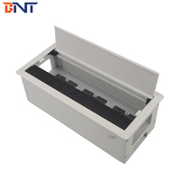 Boîte de passage de câbles en aluminium pour couvercle de trappe/bureau d'ordinateur