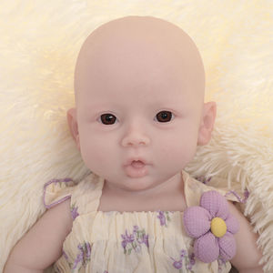 Extremidad suave 3kg 47cm 18,5 "Muñeca <span class=keywords><strong>Reborn</strong></span> Cuerpo completo Silicona sólida <span class=keywords><strong>Reborn</strong></span> Baby Girl Realista Niña recién nacida - Product Image 2