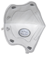 Masque anti-poussière de chantier FFP2 avec valve, pour la protection contre la poussière et les particules