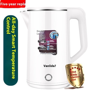 Vanlida 3L thép không gỉ Ấm đun nước điện 1500W hộ gia đình nhiệt bảo quản hàng hó<span class=keywords><strong>a</strong></span> sống Lắc giọng nói thể hiện - Product Image 2