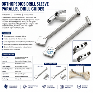 Veterinary orthopedic <b>drill</b> <b>guide</b> Stainless steel parallel <b>drill</b> Orthopedic surgery instrument - Product Image 6