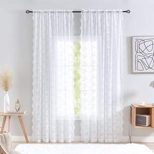 Hôtel de luxe en gros, dentelle noire Vintage, Floral, longueur noire, rideaux transparents gothiques romantiques <span class=keywords><strong>pour</strong></span> <span class=keywords><strong>chambre</strong></span> à coucher - Product Image 2