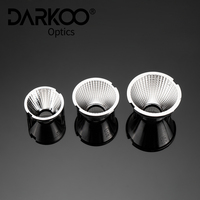 Réflecteurs de qualité professionnelle: projecteur de surface argent blanc or et mini lentille réflecteur de projecteur pour luminaires à LED