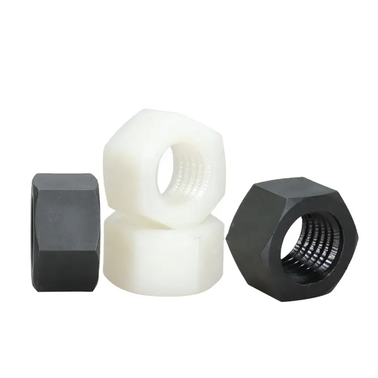 M3-M22 hexagon head nut Black White Nylon Plastic Hex Nut made in China high quality