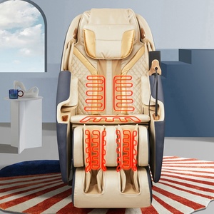 Nhật Bản Sang Trọng 3D Điện Không Trọng Lực Đầy Đủ Cơ Thể Shiatsu Ngồi Có Thể Ngả Cao Cấp Ghế Massage - Product Image 5