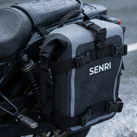 Tas Motor Air PVC OEM/ODM Hitam/Abu-abu 5-10L Cocok untuk Kebanyakan Model Motor Sport Ganda (Bumper Depan/Tas Samping)
