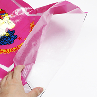 Fabricant de sacs en plastique Wenzhou 25 kg de sacs tissés pour le riz, emballage de farine à vendre