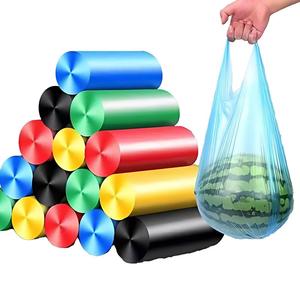 Bolsas de Basura al por Mayor Tipo Camiseta, Bolsas de Basura Resistentes con Asas Fuertes - Product Image 2