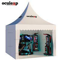 Personnalisation de 15 mètres carrés, nouveau parc à thème VR, centre d'arcade de réalité virtuelle, aire de jeux extérieure pour enfants, machine de jeu Pinball 7D