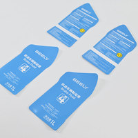 Étiquette IML personnalisée OEM imprimée dans le moule pour bidon en plastique de lubrifiant d'huile moteur