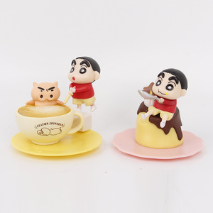 Nuevos Productos, 6 Crayones de Postre para el Té de la Tarde, Pequeños, Nuevos, Muñeco de Nohara Shinnosuke, Modelo de Pastel, Decoración de Huevo Sorpresa - Product Image 4