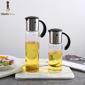 Distributeur Automatique Gravité Design Red Dot, Bouteille en Verre d'Huile d'Olive et de Vinaigre 500 ml pour Cuisine - Product Image 1