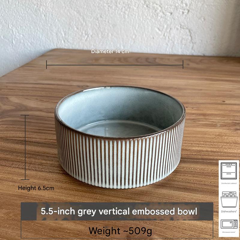 Gris: tazón de 5.5 pulgadas