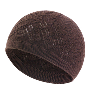 HZM-25268 islamico Kufis cappello da preghiera all'uncinetto cappello <span class=keywords><strong>musulmano</strong></span> cappellini da uomo - Product Image 6