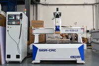 Router CNC ISO30-ER32 con Cambio Automático de Herramienta, Husillo de 9kW, Recorrido de 1500x3000x280mm, Precisión de 0.01mm, 2 Años de Garantía, Directo de Fábrica