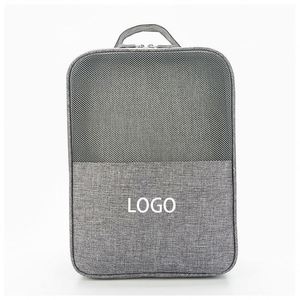 Bolsa de Zapatos de Viaje Portátil Personalizada, Bolsa de Zapatos con Cierre de Viaje de Gran Capacidad de Tres Capas, Bolsa de Almacenamiento de Zapatillas Oxford - Product Image 1