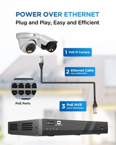 GWSECU Sistema <span class=keywords><strong>de</strong></span> cámara <span class=keywords><strong>de</strong></span> <span class=keywords><strong>seguridad</strong></span> <span class=keywords><strong>de</strong></span> 16 canales 4TB HDD 8 Dome 8 Bullet 8MP Cámara IP Audio bidireccional Color Visión nocturna <span class=keywords><strong>para</strong></span> empresas - Product Image 3