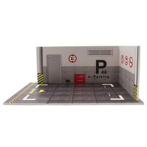 Nuevo 1/24 1/32 escala Diecast estacionamiento espacios lote escena PVC versión estacionamiento garaje modelo - Product Image 1