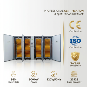 Incubateur et éclosoir automatiques 20000 de grande capacité de nouvelle conception - Product Image 5