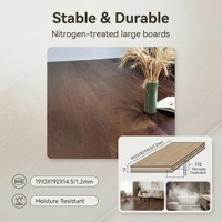 Plancher en bois d'ingénierie en chêne blanc résistant à l'humidité avec noyau multicouche pour une utilisation extérieure et en sous-sol