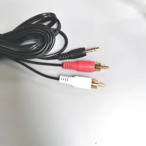 Computer Audio Cable 3.5mm Male to 2rca Male Audio Video Rca Cable