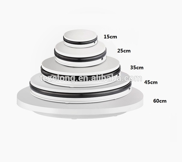 Factory Outlet 15cm 25cm 35cm 45cm 60cm Electric Motorized Rotary Rotating Display Stand Turntable