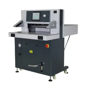 6810S Heavy Duty Paper Die Cutting Machine Guillotine Paper Cutting Machine with thickened steel plate chrome plated Platform