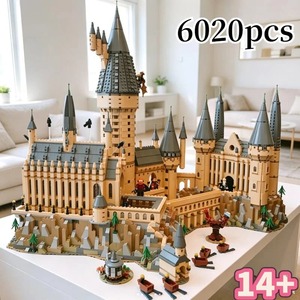 16060 magique château <span class=keywords><strong>de</strong></span> <span class=keywords><strong>Poudlard</strong></span> maison ensemble Standard brique pleine taille film enfants blocs <span class=keywords><strong>de</strong></span> construction briques 77001 83037 6020 pièces/ensemble - Product Image 1