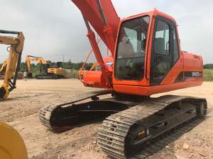 Excavadora de Ruedas Doosan DH220-7 Usada a Buen Precio, con Motor, Caja de Cambios, Bomba de Engranajes y Rodamientos Hidráulicos - Product Image 3