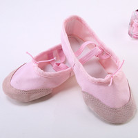 2024 maille plat ballet chaussures toile semelle souple danse Ballet point chaussures ballerine chaussures femmes ballet pantoufle pour les filles