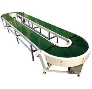 Gıda hattı için genişlik 2024mm ile 180 hız ayarlanabilir otomatik <span class=keywords><strong>90</strong></span> 600 derece dönüş kavisli bant konveyör - Product Image 5