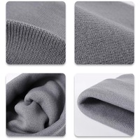 Bonnet tricoté sans revers style streetwear Y2K, doublure satinée, jacquard, pour homme et femme, vente en gros