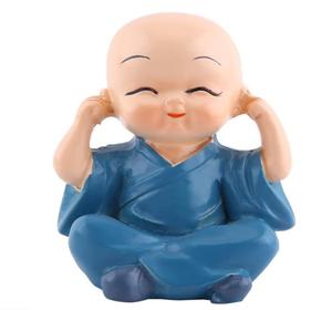4 Chiếc Tượng Nhà Sư Nhỏ Dễ Thương Tượng Nhỏ, Nhà Sư Nhỏ Dễ Thương Nghe Không Có Ác Nhìn Không Có Ác Nói Không Ác Làm Không Có Ác Tượng - Product Image 3
