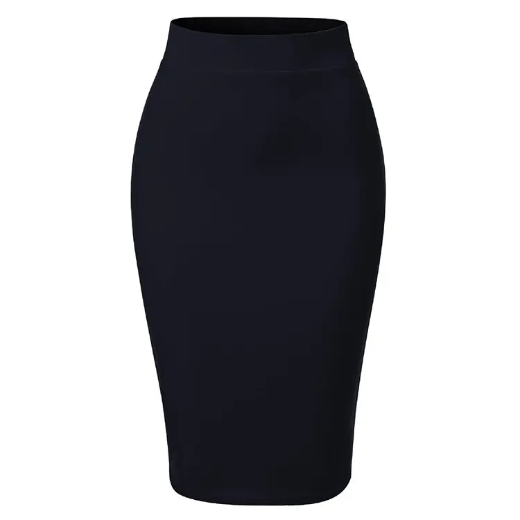 Women's Sexy Midi Bodycon Pencil Skirts Ladies 2023 New High Waist Slim Fit Club Party Workout Skirt