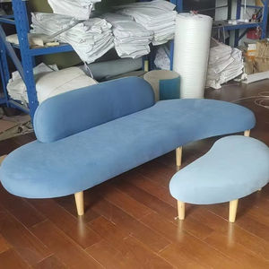 Sillón de Espera Simple y Moderno para Peluquería, Salón de Belleza, Tienda de Ropa, Sofá de Espera - Product Image 2